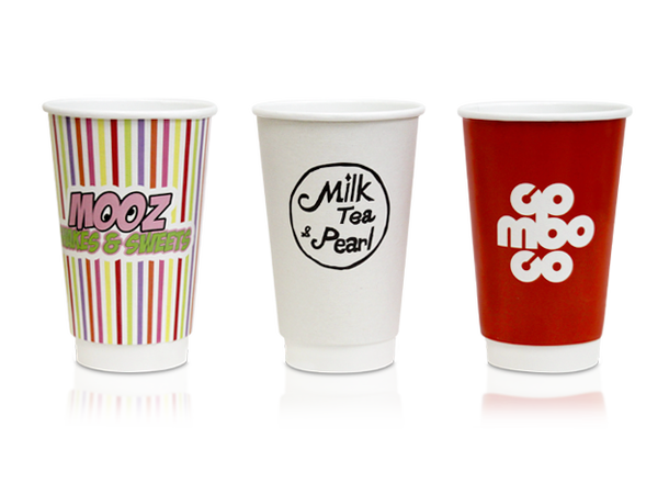 Cupprint Hotcup med 4 farge trykk 200 ml (8oz) 3000 stk 